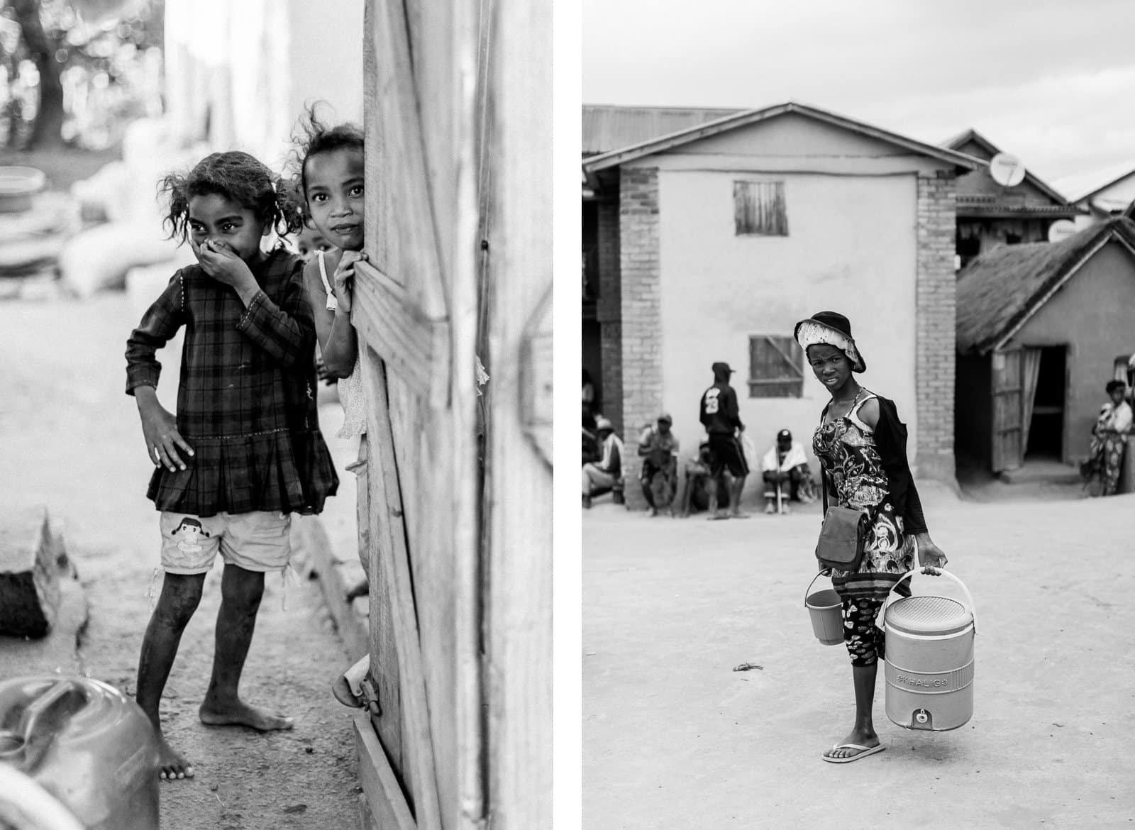 Photographie de Mathieu Dété, photographe de mariage et de voyage à la Réunion 974, présentant des photos de rues malgaches, lors d'un voyage à Madagascar