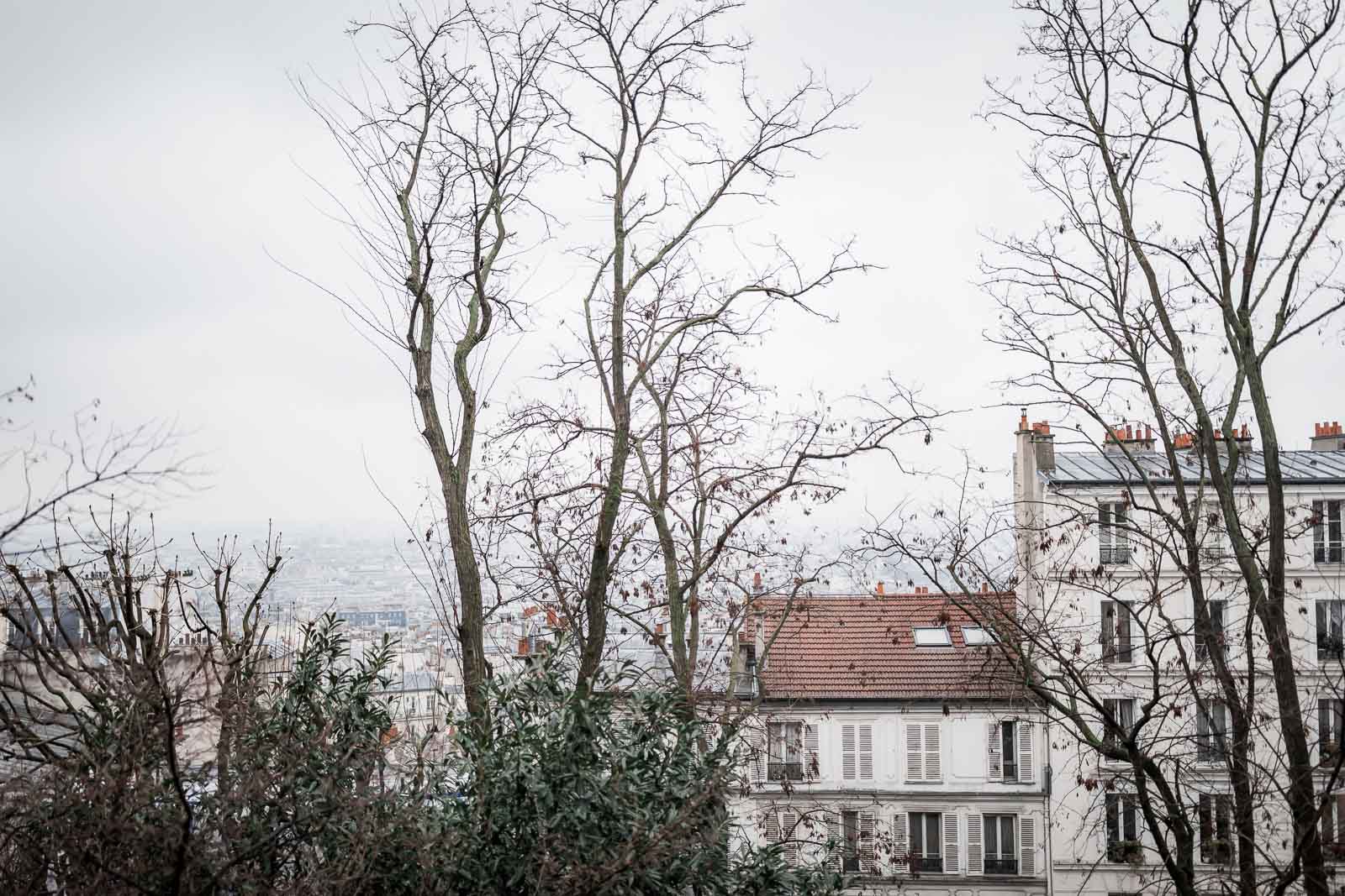 Photographie de Mathieu Dété, photographe de mariage et portrait sur l'île de la Réunion (974), présentant une image de Paris vu de Montmartre