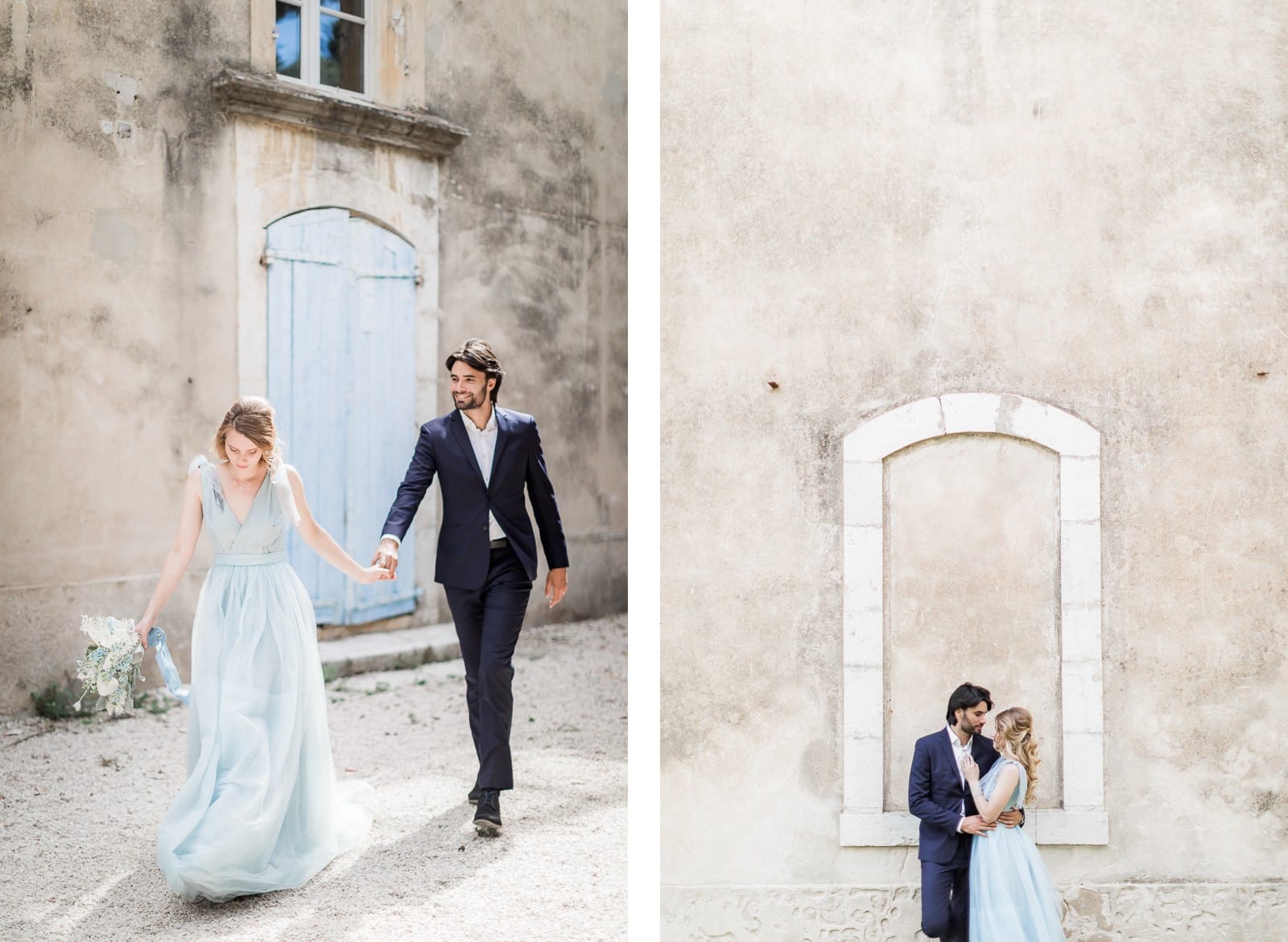 Photographie de Mathieu Dété, photographe de mariage sur l'île de la Réunion (974), présentant un couple amoureux devant la Villa Brignac