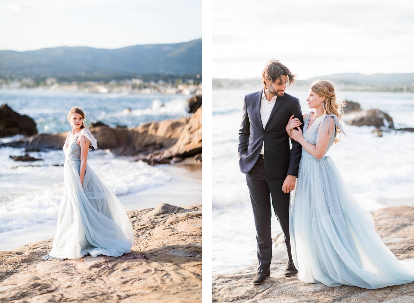 Photographie de Mathieu Dété, photographe de mariage sur l'île de la Réunion (974), présentant un couple amoureux en bord de mer